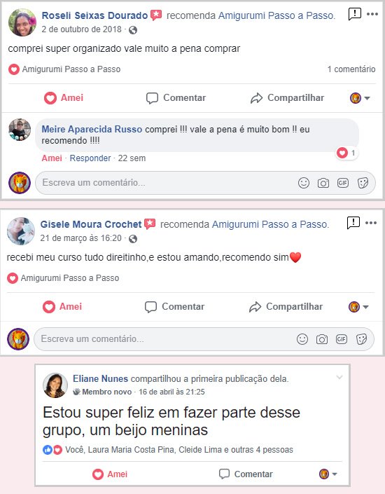avaliações positivas